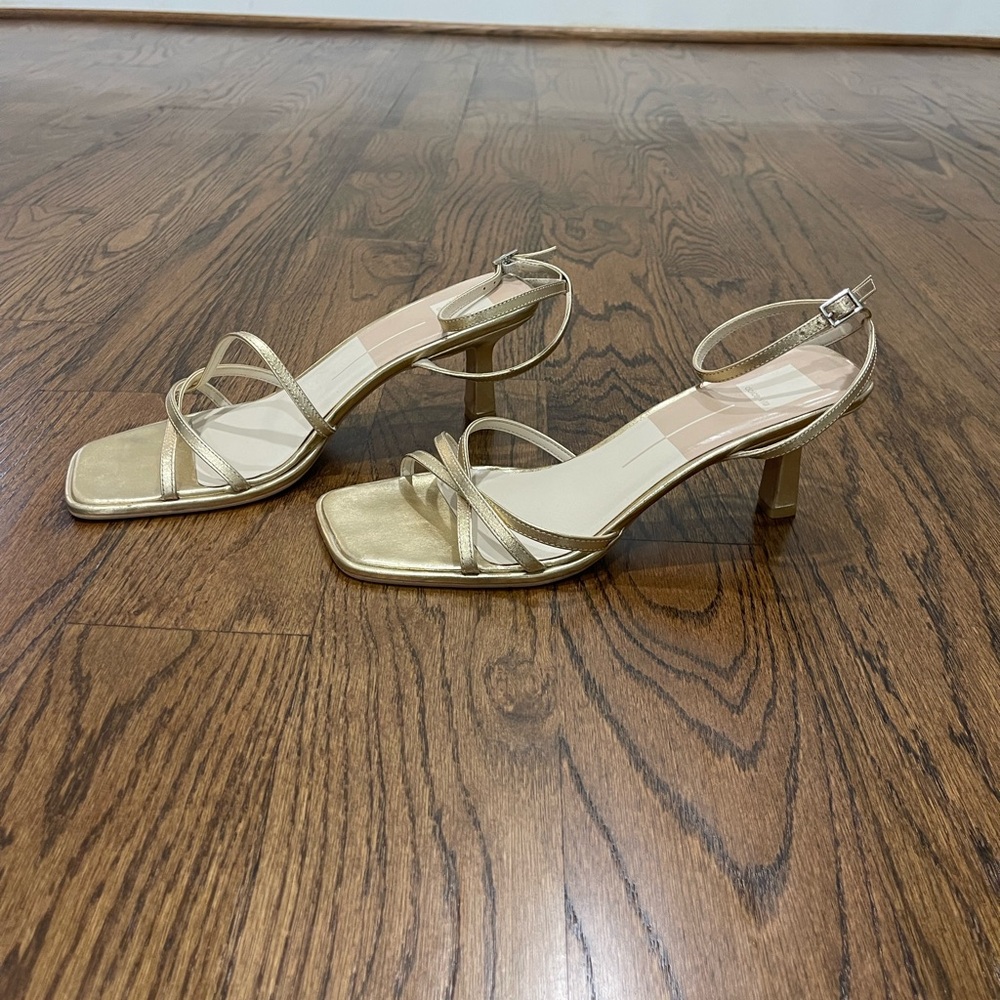 Dolce Vita Gold Heels Size 10